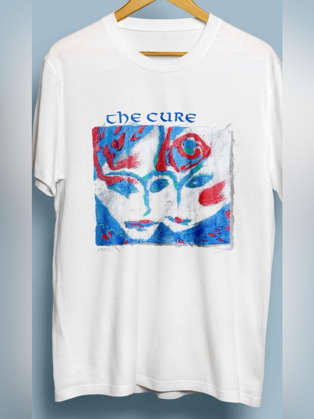 White Graphic Tee /Artwork The Cure/Love Song 🎶